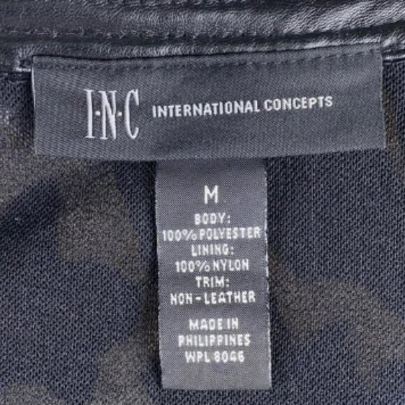 INC International Concepts | Black & White Lace Peplum Jacket | Women’s Medium - Picture 15 of 16